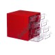 Gaveteiro CG408/5 Vermelho Com 8 Gavetas E 40 Divisórias Gaveteiro CG408/5 Vermelho Com 8 Gavetas E 40 Divisórias
